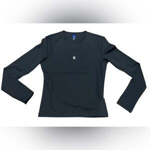 NWOT Yeezy Gap Second Skin long sleeve women's top shirt tee black size small